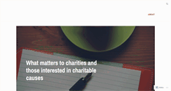 Desktop Screenshot of charitymattersnz.com
