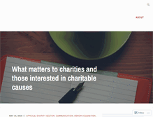 Tablet Screenshot of charitymattersnz.com